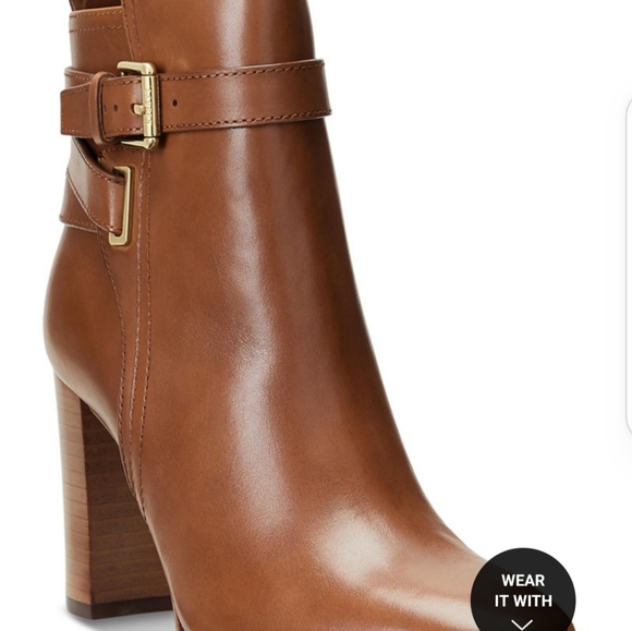 Ralph Lauren booties ( Leather )
